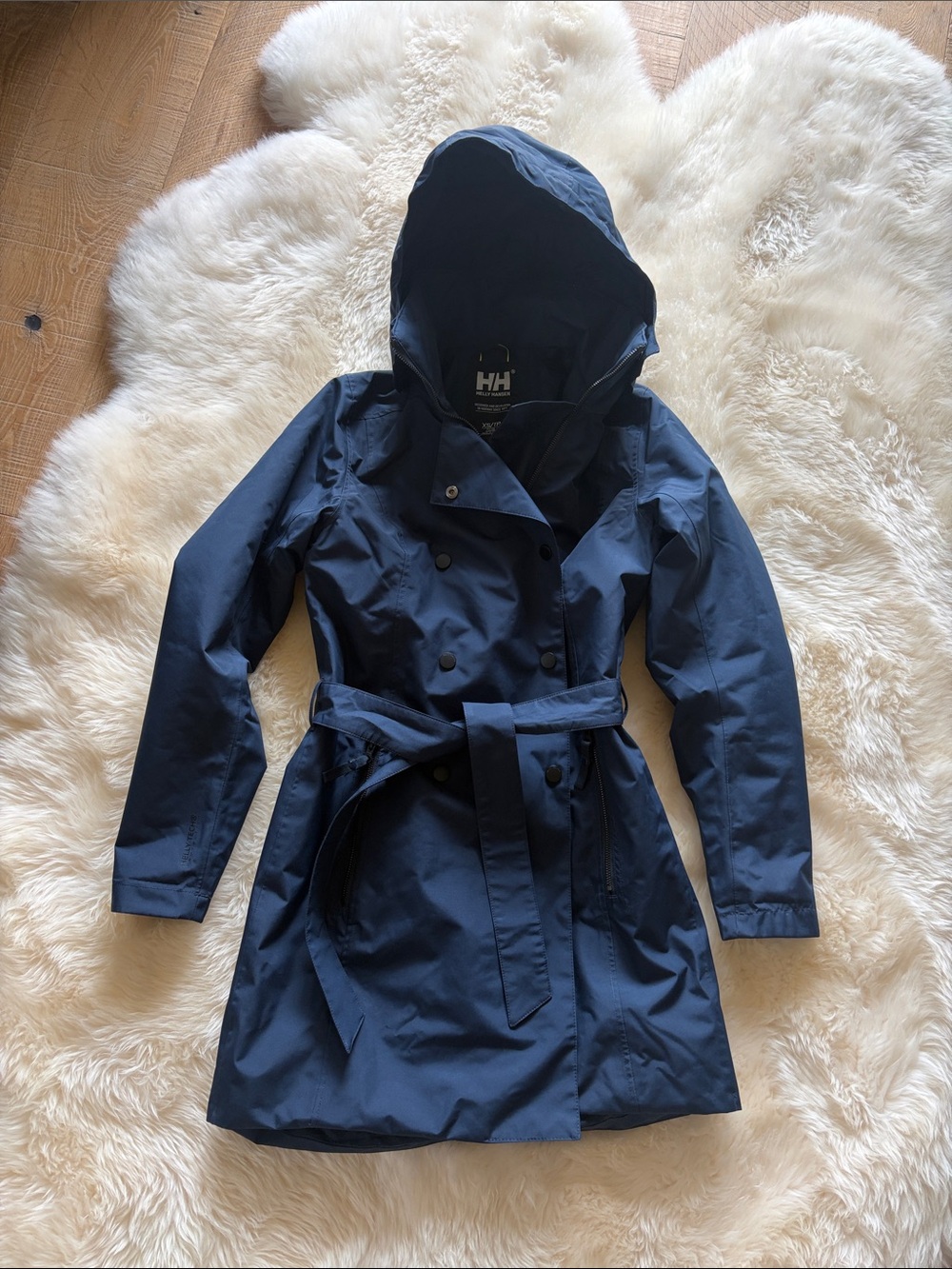 Helly Hansen Women's Welsey II Insulated Waterproof Trench Coat with Belt